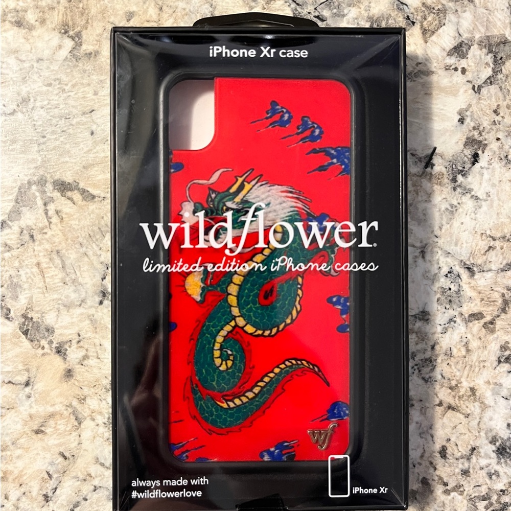 Wildflower Red Dragon iPhone XR Case